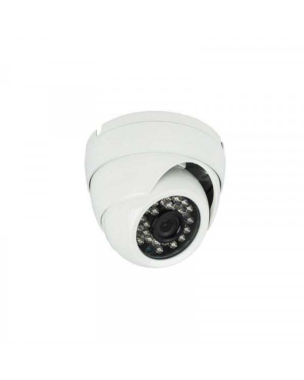 Купольная уличная камера IP 1.0Мп (720P), объектив 3.6 мм., ИК до 20 м., 45-0251