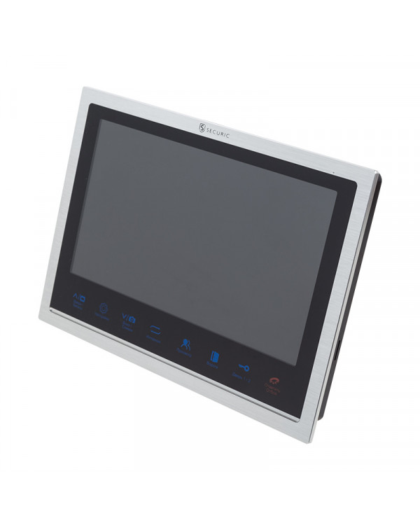 Цветной монитор видеодомофона 10,1" формата AHD, с сенсорным управлением, детектором движения, функцией фото- и видеозаписи (модель AC-339), 45-0339