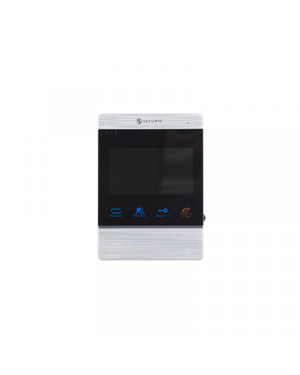 Цветной монитор видеодомофона 4,3" формата AHD, с сенсорным управлением, детектором движения, функцией фото- и видеозаписи (модель AC-332), 45-0332