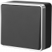 WL15-01-01/ Выключатель одноклавишный Gallant (черный/хром), a050968