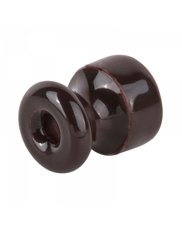 WL18-17-02/ Комплект изоляторов без винта 100 шт. (коричневый) Ретро, a051056