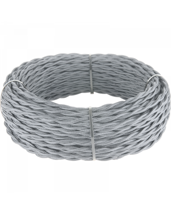 Ретро кабель витой 2х1,5 (серый) под заказ, a041894
