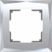 W0011220/ Рамка на 1 пост Diamant (зеркальный), a051017
