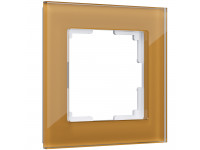 WL01-Frame-01 / Рамка на 1 пост (бронзовый,стекло)