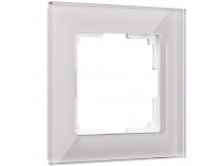 WL01-Frame-01 / Рамка на 1 пост (дымчатый,стекло)