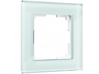 WL01-Frame-01 / Рамка на 1 пост (натуральное стекло,стекло)
