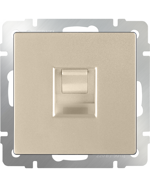 WL11-RJ-45 / Розетка Ethernet RJ-45 (шампань), a050873