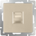 WL11-RJ-45 / Розетка Ethernet RJ-45 (шампань), a050873