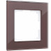 WL01-Frame-01 / Рамка на 1 пост (мокко,стекло), a031792